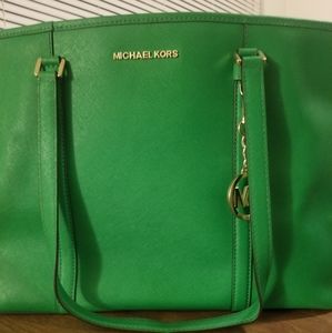Large Michael Kors Tote with laptop pocket